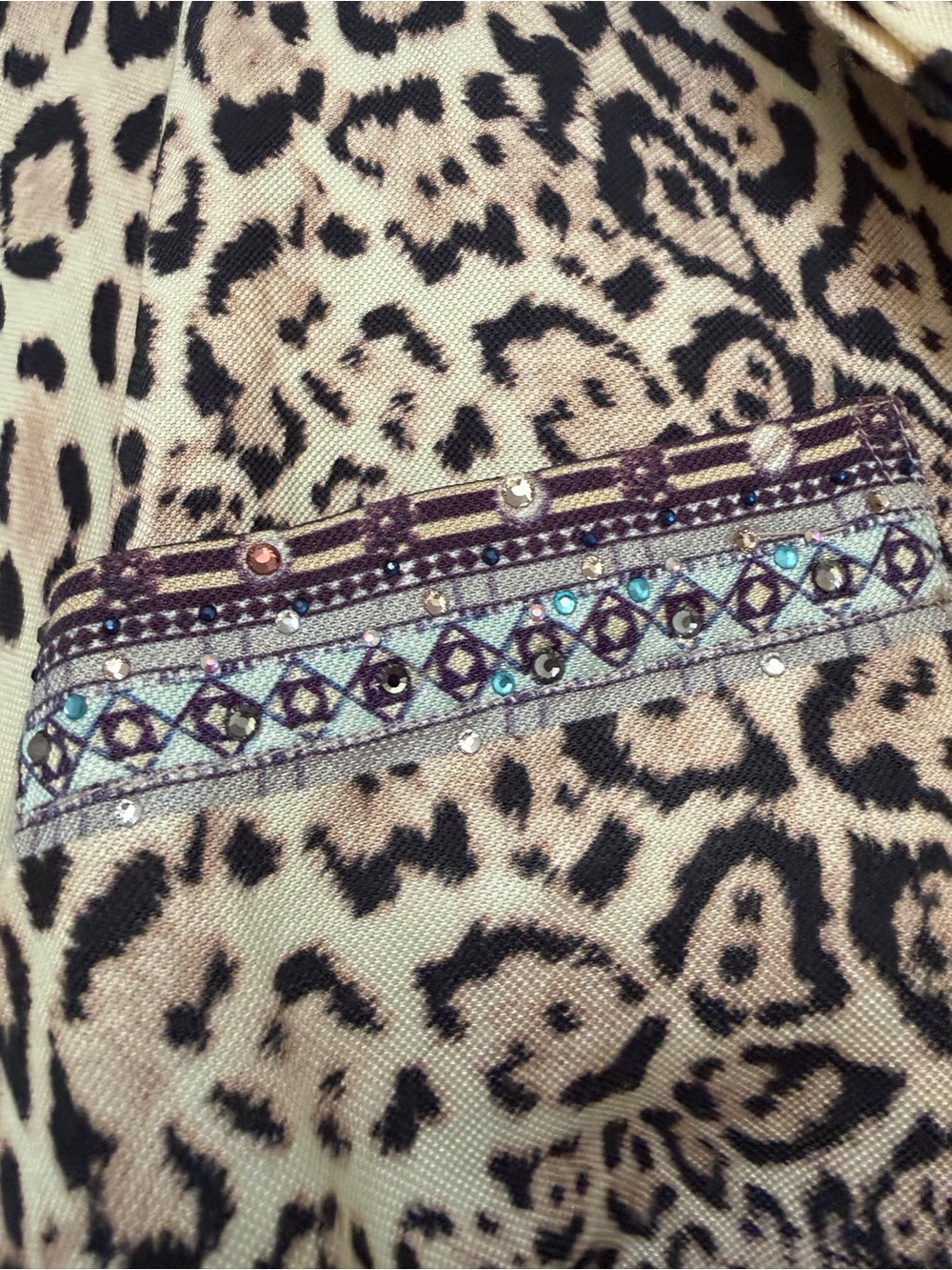 Camilla Leopard-Print Tie-Waist Jumpsuit in Beige and Black - Picture 6 of 8